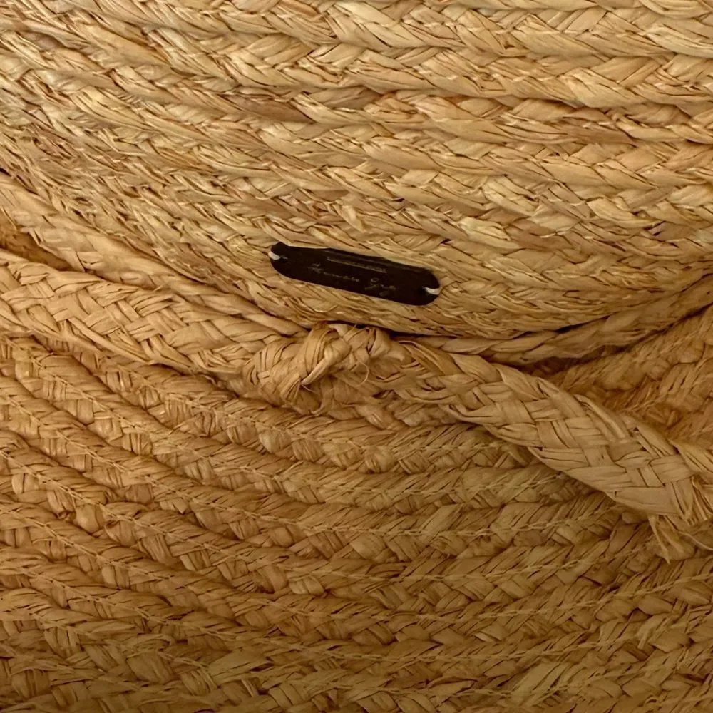 Frances Grey Andy Raffia Cowboy Hat In Natural
